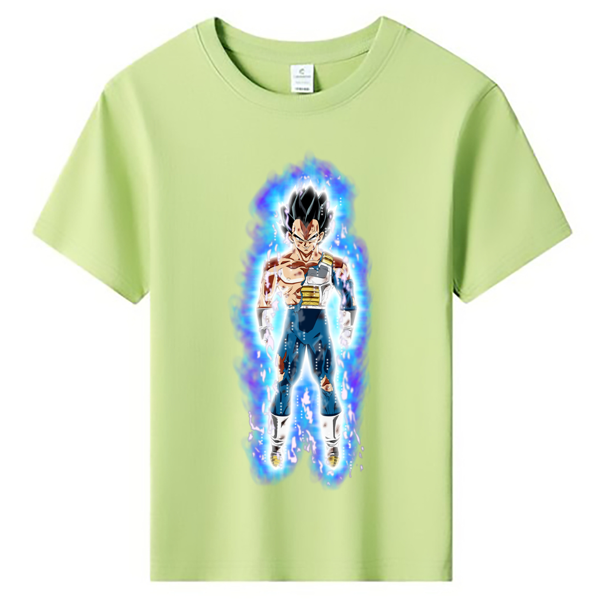 （画像用） ドラゴンボール ベジータ四世（Bejīta Yonsei）DRAGON BALL Vegeta IV 綿100％キッズTシャツ（フロントプリント）
